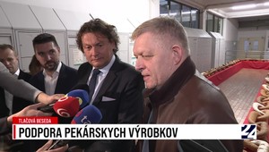 Tlačová beseda R. FIca a R. Takáča o podpore pekárskych výrobkov