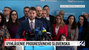 Tlačová beseda Progresívneho Slovenska po voľbách