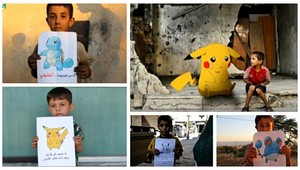 Pomôžu Pokémoni? Zachráň ma, prosia sýrské deti z vojnovej oblasti