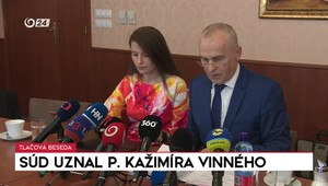 Tlačová beseda obhajcu Petra Kažimíra