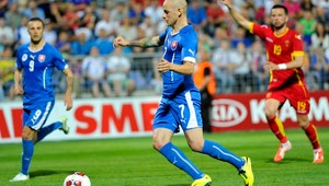 V zápase bez atmosféry Slovensko vyhralo nad Čiernou Horou 2:0