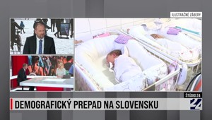 Štúdio 24 o demografickom prepade na Slovensku
