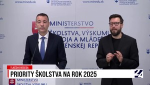 Tlačová beseda Tomáša Druckera k prioritám školstva na rok 2025