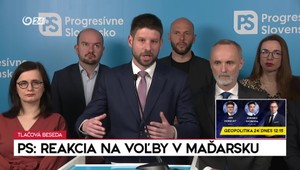 Tlačová beseda PS v reakcii na voľby v Maďarsku