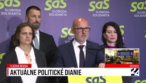 Tlačová beseda strany SaS k aktuálnej situácii po atentáte