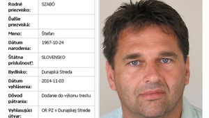 Polícia chytila dvojnásobného vraha Szabóa. Na úteku bol pol roka