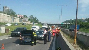 Nehoda za tunelom Sitina: Zrazilo sa šesť áut