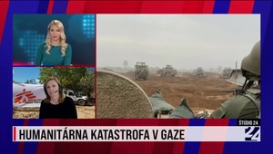 Štúdio 24 o humanitárnej katastrofe v Gaze