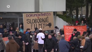 Účastníci protestu žiadajú odchod vedenia ministerstva kultúry a Fondu na podporu umenia