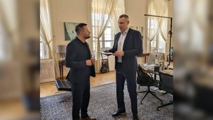 Bratislavu navštívil starosta Kyjeva Vitalij Kličko. Poďakoval sa za podporu