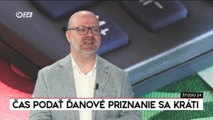 Štúdio 24: Čas podať daňové priznanie sa kráti