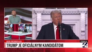 Štúdio 24 o prejave Donalda Trumpa na nominačnom zjazde republikánov
