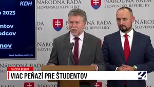Tlačová beseda KDH: Viac peňazí pre študentov