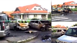 AUTENTICKÉ ZÁBERY. Výbuchy, plamene a rana ako z dela