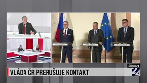 Štúdio 24 o prerušení kontaktov zo strany českej vlády