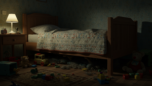 Dieťa sa bálo strašidla pod posteľou. Z toho, čo pod ňou našla opatrovateľka, vám prejde mráz po chrbte