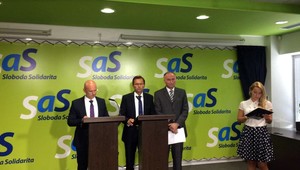 Tlačová konferencia SaS: Megaškandál na ministerstve školstva