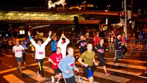 Bratislavský nočný beh prilákal rekordný počet bežcov