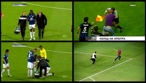 Usporiadatelia ho nie a nie chytiť. Fanúšik Sparty obehol celé ihrisko