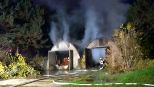 Obrovský požiar v Košiciach. Horel sklad nemocnice