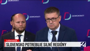 Tlačová beseda strany Demokrati o silných regiónoch