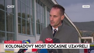 Tlačová beseda: Kolonádový most v Piešťanoch dočasne uzavreli