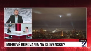 Štúdio 24: Mierové rokovania na Slovensku a zostrelené lietadlo