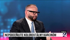 Nepodceňujte kolorektálny karcinóm. V Štúdiu 24 Jozef Dolinský z onkológie