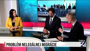 Štúdio 24 s Robertom Kaliňákom a Tomášom Valášekom o migrácii