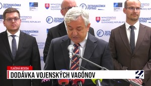 Tlačová beseda: Dodávka vojenských vagónov