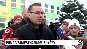 Tlačová beseda ministra práce o pomoci zamestnancom Bukózy