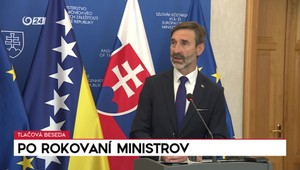 Tlačová beseda Juraja Blanára a Elmedina Konakoviča