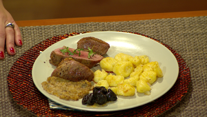 Kačacie prsia s gaštanovou omáčkou