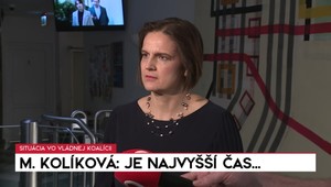 Rozhovory 24 s Máriou Kolíkovou: Je najvyšší čas na predčasné voľby