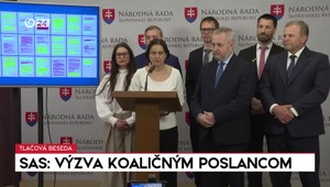 Tlačová beseda strany SaS: Výzva koaličným poslancom