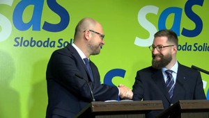 Poliačik a Sulík sa rozišli v dobrom. Spoluprácu v budúcnosti nevylučujú