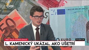 Štúdio 24: L. Kamenický ukázal, ako ušetrí