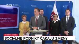 Tlačová beseda Erika Tomáša o sociálnych podnikoch
