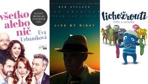 Tohtotýždňové kinopremiéry: Sfilmovaná evitovka, gangsterská dráma od Bena Afflecka aj animák Lichožrúti