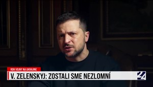Zelenskyj k roku vojny na Ukrajine: Zostali sme nezlomní