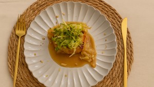 Pečená plnka s hruškovými variáciami