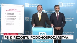 Tlačová beseda strany PS k rezortu pôdohospodárstva
