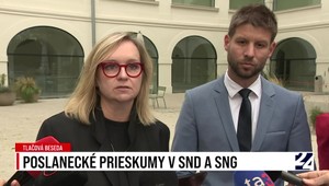 Tlačová beseda k poslaneckým prieskumom v SND a SNG