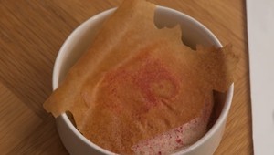 Dezert: Rebarborový tvaroh