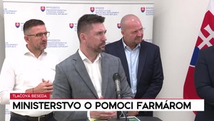 Tlačová beseda ministerstva pôdohospodárstva o pomoci farmárom