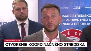 Tlačová beseda ministrov Eštoka a Šaška: Otvorenie koordinačného strediska