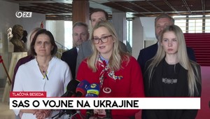 Tlačová beseda SaS o vojne na Ukrajine