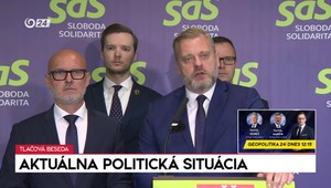 Tlačová beseda SaS o aktuálnej politickej situácii