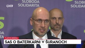 Tlačová beseda strany SaS o baterkárni v Šuranoch