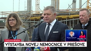 Tlačová beseda Roberta Fica k výstavbe novej nemocnice v Prešove